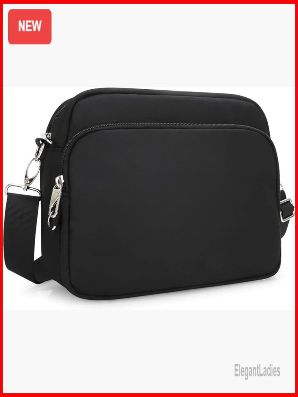 Nylon Crossbody Bag Anti-Theft RFID Travel Purse Chic Minimal Daily Essentials